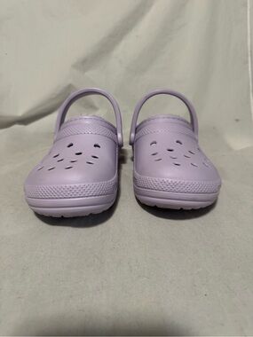 Crocs Lavender Faux Fur Lined Classic Clogs Shoes Women’s Size 8 Men Size 6